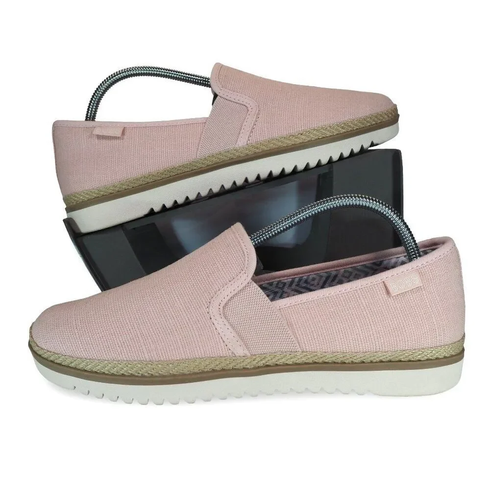 BOBS by Skechers Flexpadrille Lo Slip-on Shoes Women's‎ 7.5 Pink 114020